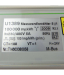 Gossen Metrawatt Messwandlerzähler U1389 (5A) GEB
