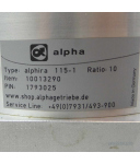 alpha Planetengetriebe alphira 115-1 10013290 10013288 Ratio=10 GEB