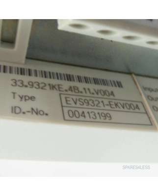 Lenze Frequenzumrichter ID 00413199 Typ EVS9321-EKV004 GEB