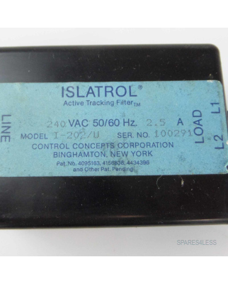 Islatrol Filter I-202/U GEB