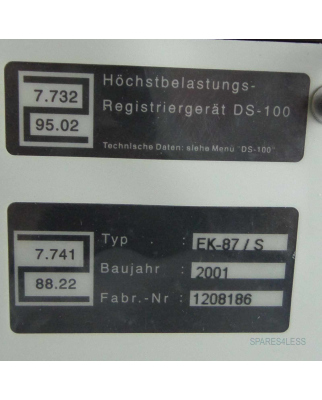ELSTER Elektronischer Mengenumwerter EK-87 EK-87/S GEB