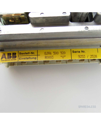 ABB Netzgerät 89NG06 GJR4500920R0003 NOV