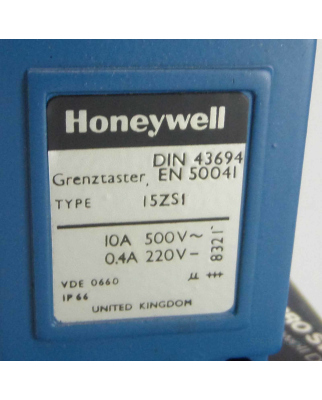 Honeywell Grenztaster 15ZS1 OVP