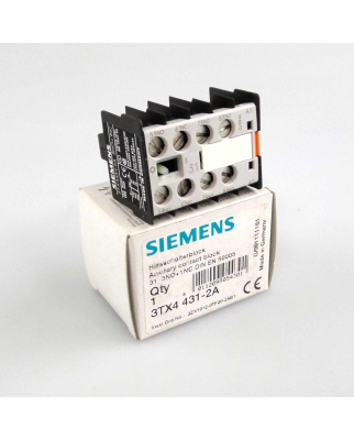 Siemens Hilfsschalterblock 3TX4431-2A OVP