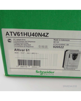 Telemecanique Frequenzumrichter ALTIVAR 61 ATV61HU40N4Z...