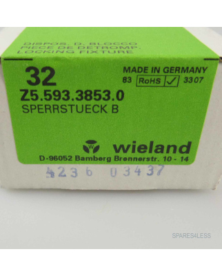 Wieland revos Sperrstück B Z5.593.3853.0 (32 Stk.) OVP