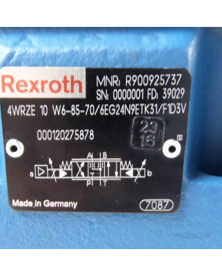 Rexroth 3DREPE6C-20=25EG24N9K31/F1V=00 / 4WRZE10W6-85-70  NOV