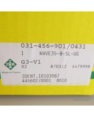 INA Linearführung KWVE35-B-SL-UG G3-V1 10103967 OVP