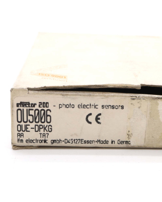 ifm Einweglichtschranke OU5006 / OUE-DPKG OVP