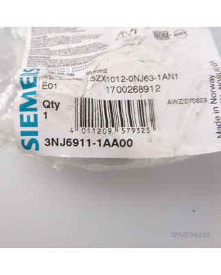 Siemens Anschlussklemme 3NJ6911-1AA00 OVP