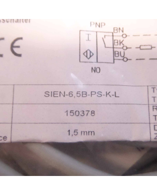 Festo Näherungsschalter SIEN-6,5B-PS-K-L 150378 OVP