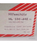 Schiele Hilfsschütz HL100-64E 136100440 220V OVP