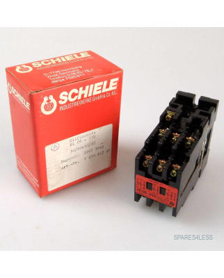 Schiele Hilfsschütz HL06-33E 127824740 220V OVP
