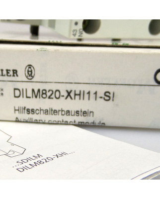 Klöckner Moeller DILM820-XHI11-SI Hilfsschalterbaustein unbenutzt 