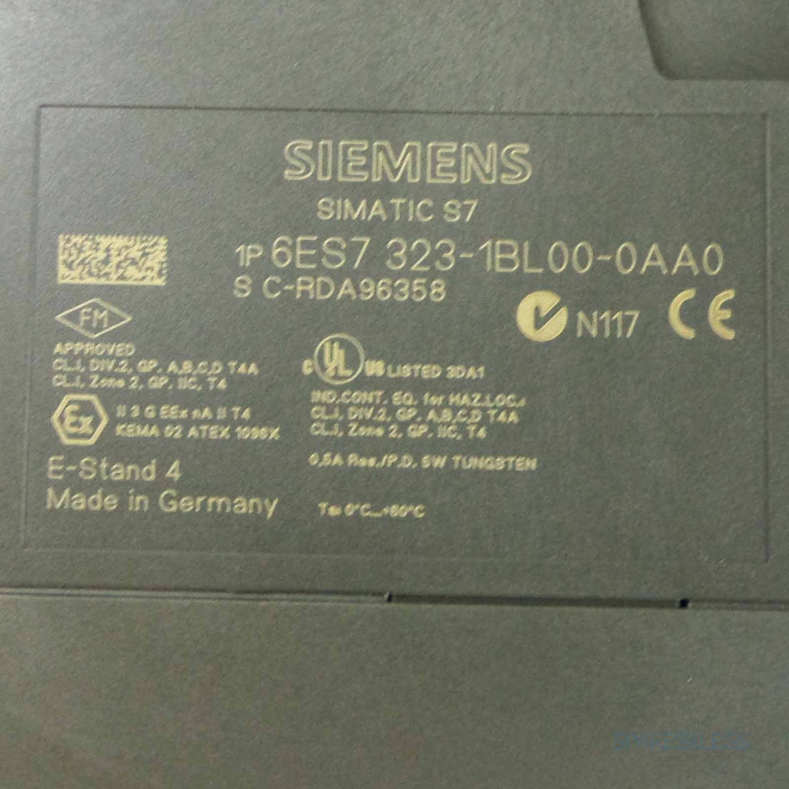 SIEMENS 6ES7 323 1BL00 0AA0 S7 300 DIGITAL MODULE 16 DI at ₹ 4620 SIEMENS 6ES7 323 1BL00 0AA0 S7 300 DIGITAL MODULE 16 DI at ₹ 4620