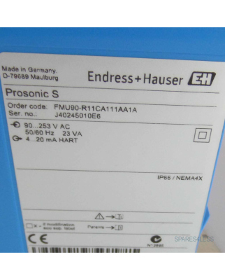 Endress+Hauser Messumformer FMU90 FMU90-R11CA111AA1A GEB