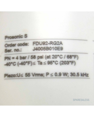 Endress+Hauser Ultraschallsensor FDU92 FDU92-RG2A GEB
