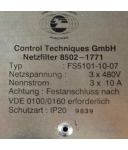 Control Techniques Netzfilter 8502-1771 FS5101-10-07 GEB