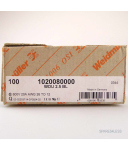 Weidmüller Durchgangsklemme WDU 2.5 BL 1020080000 (100 Stk.) OVP