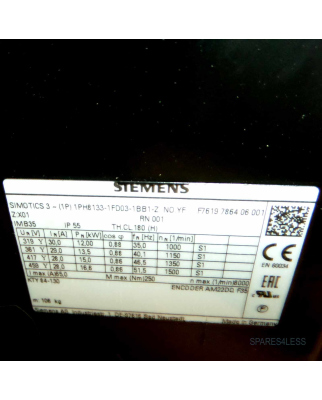Siemens Asynchronmotor 1PH8133-1FD03-1BB1-Z NOV