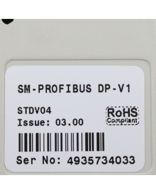 CONTROL TECHNIQUES SM-Profibus DP-V1 STDV04 GEB