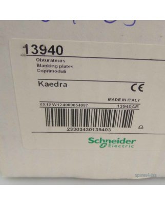 Schneider Electric Blindplatte 13940 (3Stk.) OVP