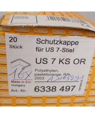 OBO Bettermann Schutzkappe (16Stk.) 6338497 OVP