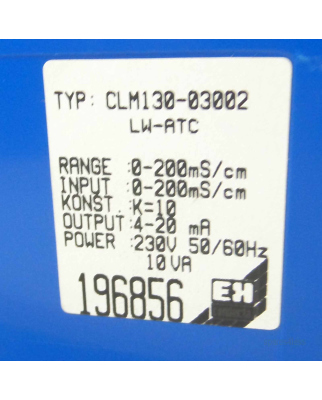 Endress+Hauser ph-Messgerät CLM130-03002 LW-ATC GEB/OVP