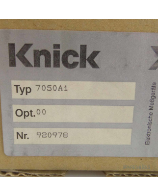 Knick DC-Trennverstärker Typ 920978 OVP