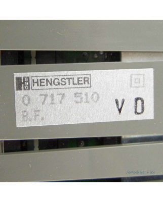 Hengstler Elektronischer Zähler Typ 0717510 OVP