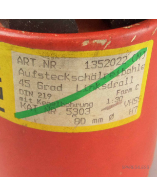 FETTE Aufsteck-Schälreibahle KAT.NR.5303 VHSS...