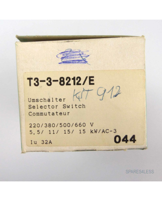 Klöckner Moeller Umschalter T3-3-8212/E OVP