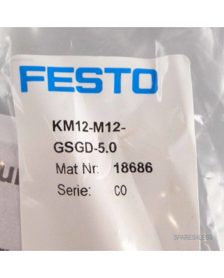 Festo Duo-Kabel KM12-M12-GSGD-5.0 18686 OVP