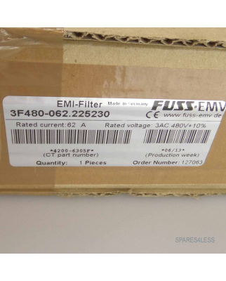 Filtro EMC/EMI FUSS 4F480-032.260EN - 32A, 480V, Usato - Foto 4