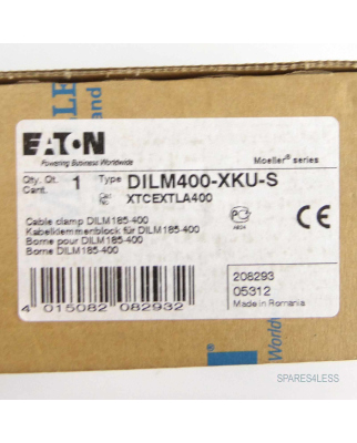 Eaton Kabelklemmenblock DILM400-XKU-S 208293 OVP