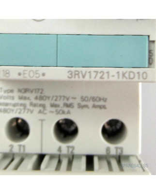 Siemens Leistungsschalter 3RV1721-1KD10 OVP