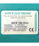 RINCK ELECTRONIC Grenzwertschalter GS-R 100 Ohm GEB