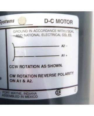 GE Industrial Systems Gleichstrommotor MOD5BPA56KAG2_B 180V 1725 U/min GEB