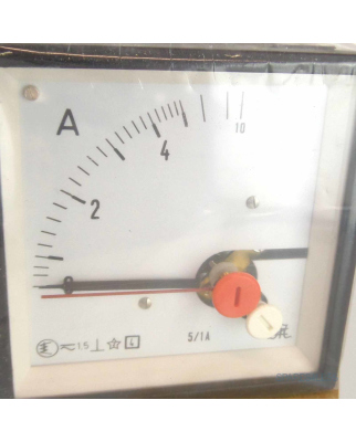 Müller + Ziegler Amperemeter 2/4/10A OVP