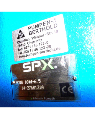 SPX Johnson Pumpe Hochdruckstufenpumpe MCVS 16x4-6.5...