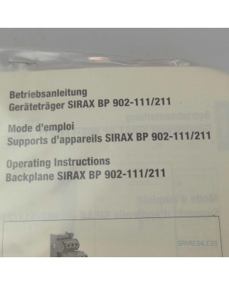 camille bauer Geräteträger SIRAX BP 902-111/211 OVP