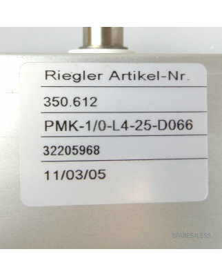 Riegler Pneumatischer Stellantrieb 350.612 GEB/OVP