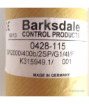Barksdale Druckschalter 0428-115 SW2000/400b/2SP/G1/4I/F OVP