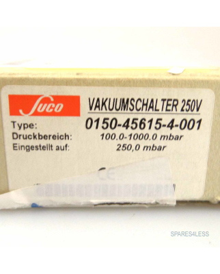 Suco Vakuumschalter 0150456154001 OVP