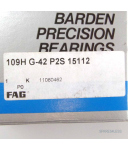 FAG Kugellager Schrägkugellager 109H G-42 P2S 15112 OVP