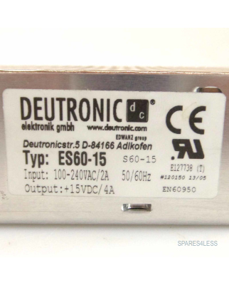 Deutronic Einbaustromversorgung ES60-S 120150 GEB