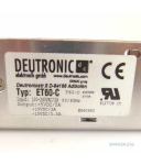 Deutronic Einbaustromversorgung ET60-C 120689 GEB