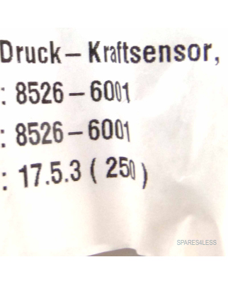 burster Miniatur Druckkraftsensor 0-1kN 8526-6001 NOV
