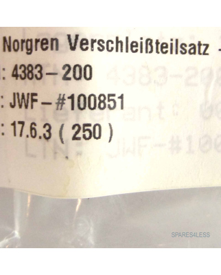 NORGREN Verschleissteilsatz 4383-200 OVP
