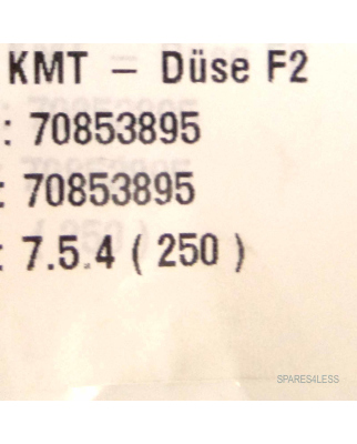 KMT Düse F2 70853895 NOV